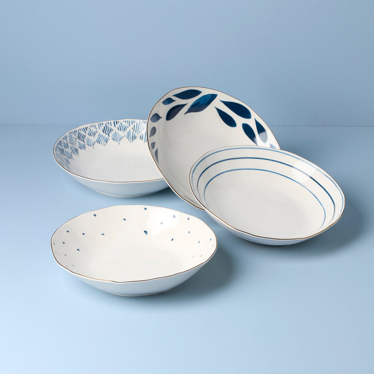 Blue Bay: Blue and White Dinnerware