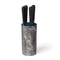 Keen Black Marble 5-Piece Bristle Cutlery Block Set