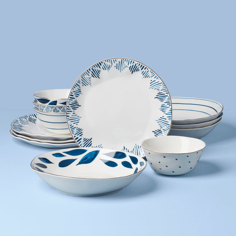 Blue Bay: Blue and White Dinnerware
