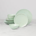 Roseto Soft Sage 12-Piece Dinnerware Set