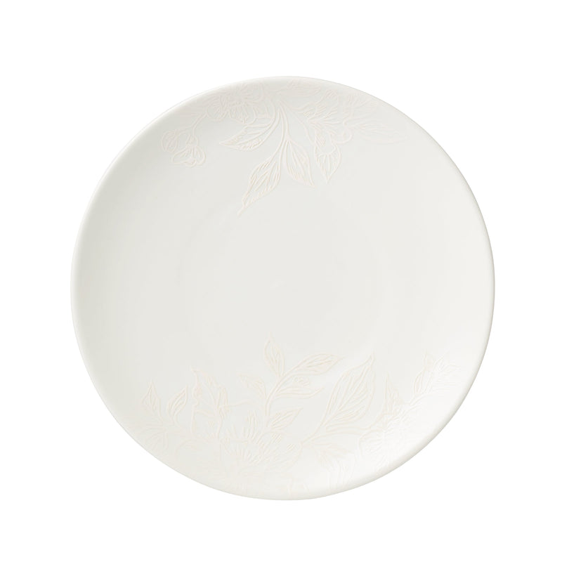 Roseto White 12-Piece Dinnerware Set