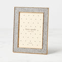 Sitting Pretty Silver Glitter 5x7 Photo Frame
