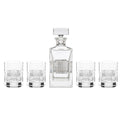 Sloane Crystsal 5-Piece Whiskey Set