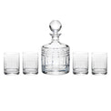 Tempo Crystal 5-Piece Whiskey Set