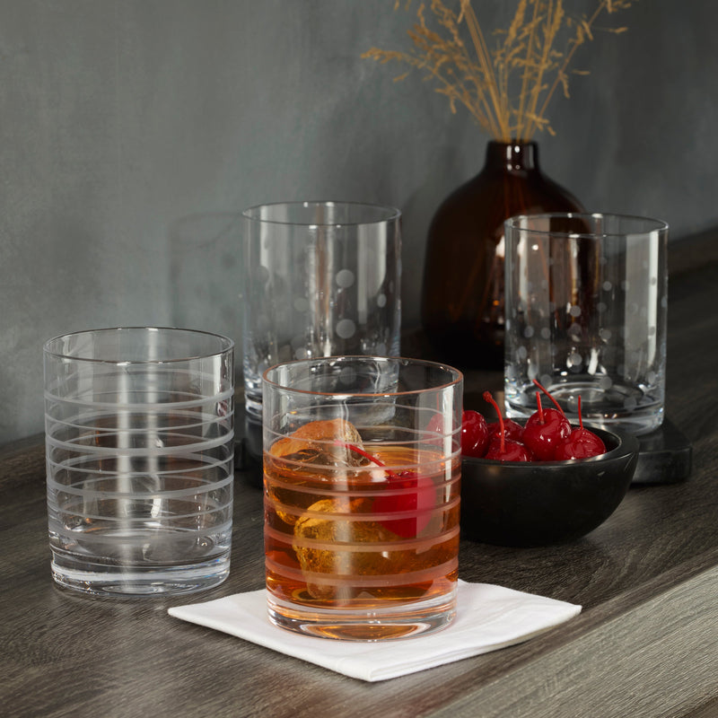 Mingle Double Old-Fashioned Glasses, Set of 4