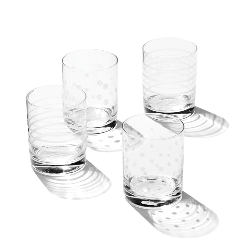 Mingle Double Old-Fashioned Glasses, Set of 4