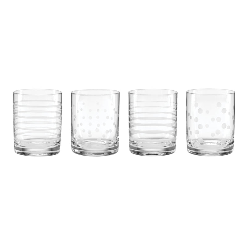 Mingle Double Old-Fashioned Glasses, Set of 4