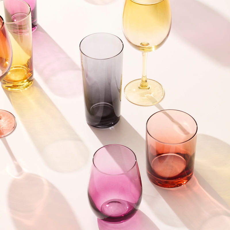 Golden Hour Highball Glasses, Set of 4