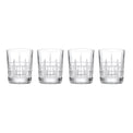 Deklan Crystal Double Old-Fashioned Glasses, Set of 4