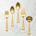 Portola Gold Satin 5-Piece Hostess Set