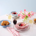 Garden Party Pink 16-Piece Dinnerware Set