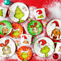 Merry Grinchmas Grinchie Grins Accent Plates, Set of 4
