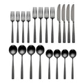Modulus Black Satin 20-Piece Flatware Set