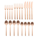 Dean Rose Gold Satin 20-Piece Flatware Set