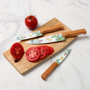 Butterfly Meadow Herbs 4-Piece Cutlery Set