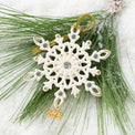 2026 Gemmed Snowflake Ornament