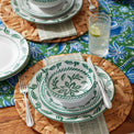 Solear Green 12-Piece Dinnerware Set