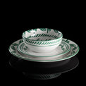 Solear Green 12-Piece Dinnerware Set