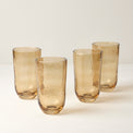 Homespun Amber Tall Tumbler S/4