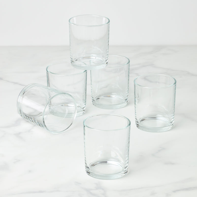 24 Seven Clear Medium Tumblers, Set of 6