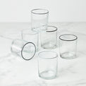 24 Seven Pumice Medium Tumblers, Set of 6