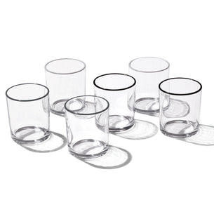 24 Seven Pumice Medium Tumblers, Set of 6
