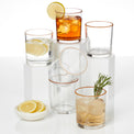 24 Seven Sunbaked Medium Tumblers, Set of 6
