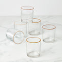 24 Seven Sunbaked Medium Tumblers, Set of 6