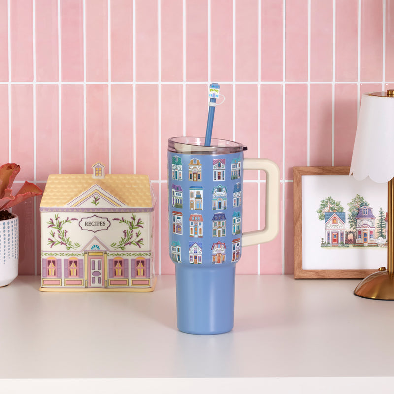 Lenox Spice Village 40oz Insulated Tumbler with Straw
