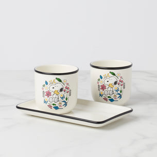 Chef Snoopy Herb Pots - Set Of 2