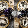 Haunted Halloween Accent Plates, Set of 4