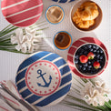 24 Seven Melamine Aweigh We Go 18-Piece Dinnerware Set
