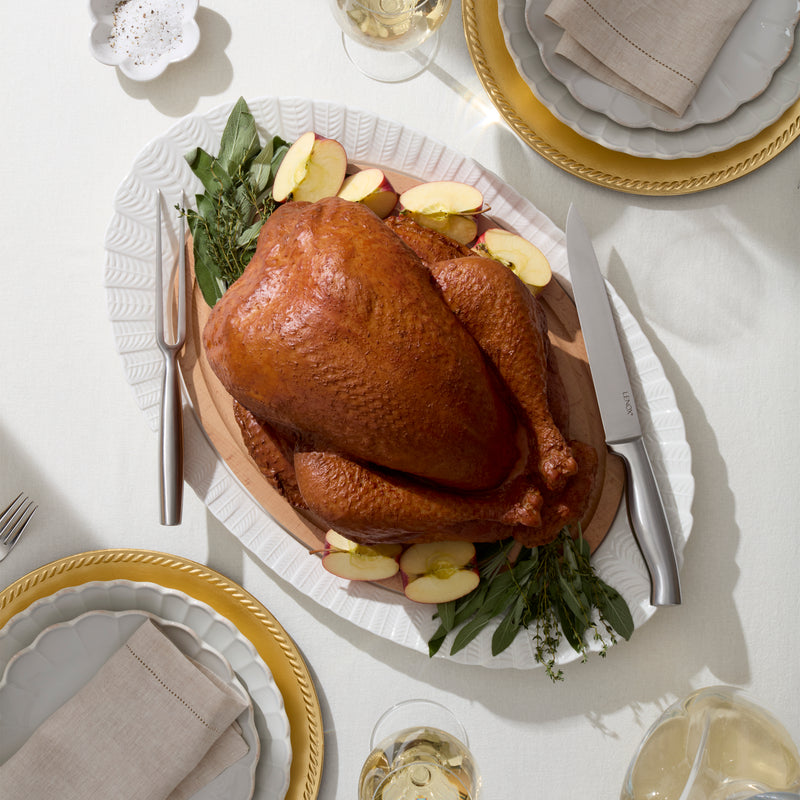 Harvest Turkey Platter and Carving Set of 4