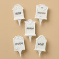 Headstone Cheese Markers 5 Piece Set