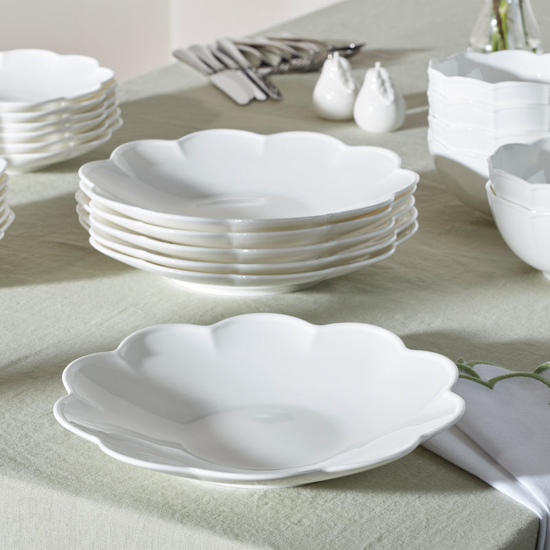 Studio 1414 Scallop Dinner Plates, Set of 6