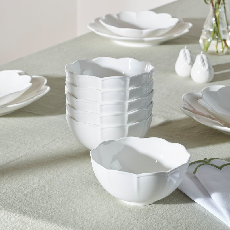Studio 1414 Scallop All-Purpose Bowls, Set of 6