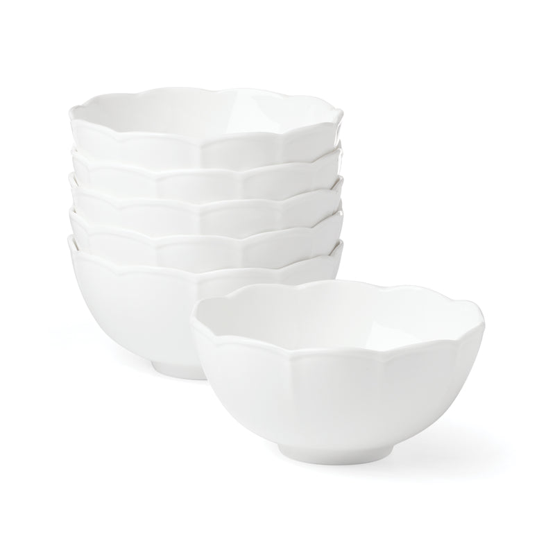 Studio 1414 Scallop All-Purpose Bowls, Set of 6