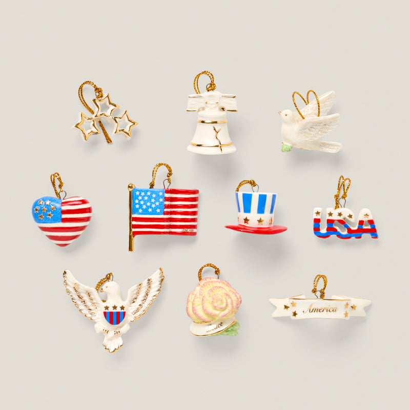Tree of Independence 10-Piece Mini Ornament Set