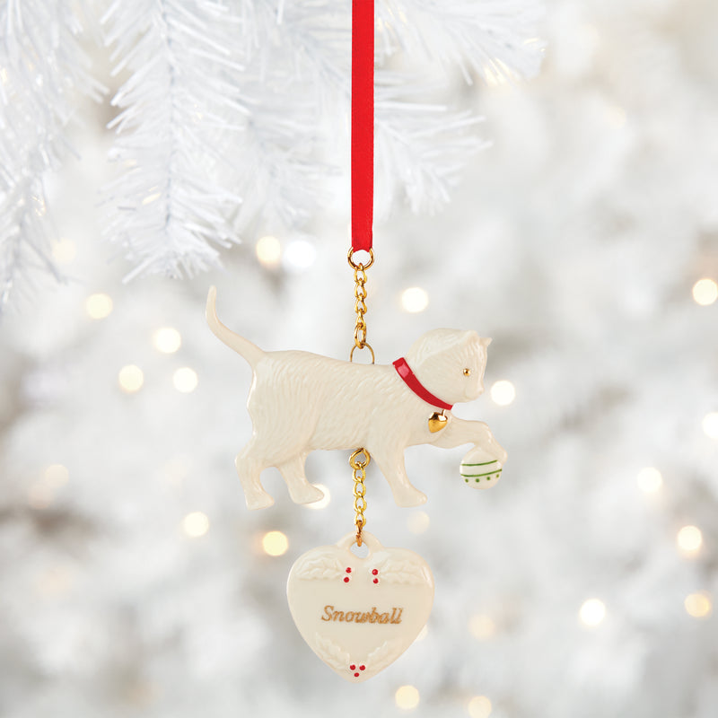 Personalized Playful Cat Ornament