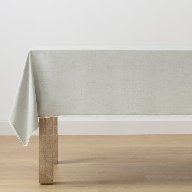French Perle Solid Dove Grey 60x120 Tablecloth