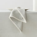 French Perle Solid Dove Grey Dinner Napkins, Set of 4