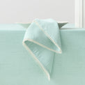 French Perle Solid Ice Blue Dinner Napkins, Set of 4