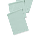 French Perle Solid Ice Blue 14x90 Table Runner