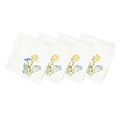 Wildflowers Border Dinner Napkins, Set of 4