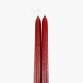 Dripless Rust 12" Taper Candles, Set of 2