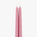 Dripless Vintage Rose 12" Taper Candles, Set of 2