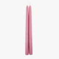 Dripless Vintage Rose 12" Taper Candles, Set of 2