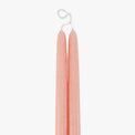 Dripless Blush 12" Taper Candles, Set of 2