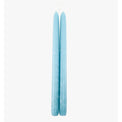Dripless Robins Egg 12" Taper Candles, Set of 2