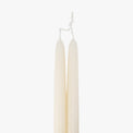 Dripless White 12" Taper Candles, Set of 2